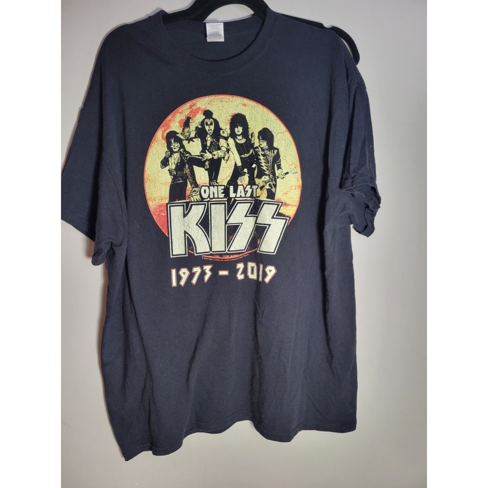 KISS Band Shirt ONE LAST  KISS 1973-2019 Men's XL Shirt